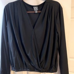 Womens Black Worthington Blouse size M